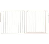 Safetots Divisorio Premium Multipannello, Fino a 154cm di Larghezza, Bianco, 70cm di Altezza, Barriera Divisoria Multipannello Versatile, Divisorio per Stanze per Bambini e Neonati con Cancelletto