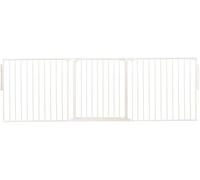 Safetots Divisorio Premium Multipannello, Fino a 226cm di Larghezza, Bianco, 70cm di Altezza, Barriera Divisoria Multipannello Versatile, Divisorio per Stanze per Bambini e Neonati con Cancelletto