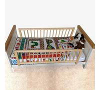 Safetots Paracolpi a Doppia Faccia in Legno, Naturale, 38cm di Altezza x 110cm di Larghezza, Sponda per Letto Bambino Sicura, Pre-Assemblata, Installazione Facile