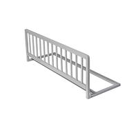 Safetots Paracolpi per Letto in Legno, Grigio, 38cm di Altezza x 110cm di Larghezza, Sponda per Letto Bambino Sicura, Pre-Assemblata, Installazione Facile