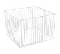Safetots Recinto Gioco Premium Multipannello, 105cm x 105cm, Bianco, 70cm di Altezza, zona Gioco per Bambini