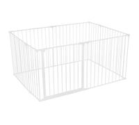 Safetots Recinto Gioco Premium Multipannello, 105cm x 144cm, Bianco, 70cm di Altezza, zona Gioco per Bambini