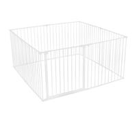 Safetots Recinto Gioco Premium Multipannello, 144cm x 144cm, Bianco, 70cm di Altezza, zona Gioco per Bambini