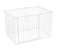 Safetots Recinto Gioco Premium Multipannello, 72cm x 105cm, Bianco, 70cm di Altezza, zona Gioco per Bambini