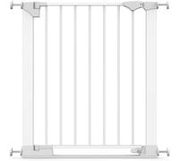 Safetots SafeStep Cancello, Bianco, 68cm - 75cm, Extra Basso Passaggio, Pressione Fit Safety Gate, Cancello per Bambini per Scale, Corridoi e Porte, Facile Installazione