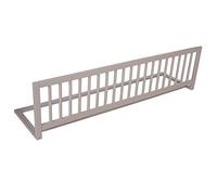Safetots Sponda in Legno per Letti, Grigia, 38cm di Altezza x 140cm di Larghezza, Sponda Letto per Bambini Sicura, Preassemblata, Installazione Facile