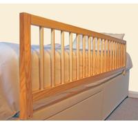 Safetots Sponda in Legno per Letti, Naturale, 38cm di Altezza x 140cm di Larghezza, Sponda Letto per Bambini Sicura, Preassemblata, Installazione Facile