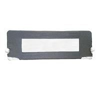 Safetots Sponda per Letti, in Denim Grigia, 140cm di Larghezza x 50cm di Altezza, Sponda di Sicurezza da Letto per Bambini