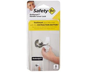 Safety 1st Blocca-Maniglie a Leva Outsmart™, Per Porte e Finestre, Si Adatta alla Maggior parte delle Maniglie a Leva di Porte e Finestre