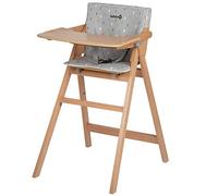 Safety 1st Cuscino Imbottito per Seggiolone Pappa Nordik in Legno, Colore Warm Gray