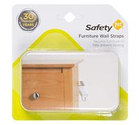 SAFETY 1ST/DOREL - Furniture Wall Strap, White Canvas, 2-Pk.