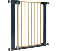 Safety 1st Easy Close Metal Cancelletto di Sicurezza in metallo, scale, porte, vani con apertura 73-80 cm (max 108 cm), Cancelletto per Bambini, Apertura a Una Mano, Senza Viti o Fori, Effetto Legno