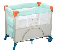 Safety 1st Mini Dreams Culla da Campeggio, Lettino da Viaggio per Bambini 0-9 kg, con Materassino e Vano Portaoggetti, Happy Day