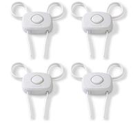 Safety 1st Outsmart Flex Lock, confezione da 4, bianco