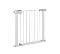 Safety 1st Secure Tech Metal Cancelletto Di Sicurezza In Metallo Per Bambini, Porte, Scale, Vani Con Apertura 73-80 Allungabile Fino A 136 Con Estensioni Vendute Separatamente, In Metallo Bianco