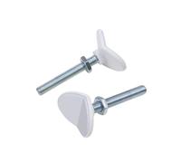 Safety 1st Staffe Y Adattatore per Ringhiere Scale per Cancelletto Safety 1st Easy Close Metal e Auto Close, Combinabile con Estensioni di 7 e 14 cm vendute separatamente, Set da 2 Pezzi, Bianco