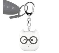 Safety Alarm - 4.7x4.3x2.3cm 130dB Double Mode Rechargeable Personal Alarm, Portable High Decibel Security Device For Women Kids Elderly Travel Commuting Camping Climbing