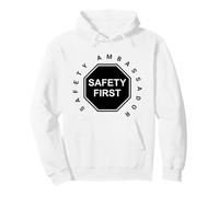 Safety Ambassador | Safety First | Regalo per la Giornata Nazionale della Sicurezza Felpa con Cappuccio