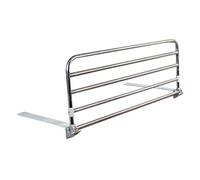 Safety Bed Support Rail Folding Side Guard per anziani, adulti e assistenti Handicap Bed Railing Hospital Metal Grip Bumper Bar, Acciaio inossidabile