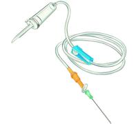 Safety Deflussore Normal Set con Ago 5x1 pz Set di infusione