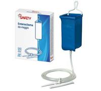 Safety Enteroclisma Da Viaggio In Gomma Con Cannula Anale E Vaginale, 2lt