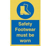 Safety Footwear must be worn Sign - 200x300mm - A4P