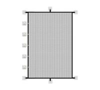 Safety Gates for Pets | Expandable Retractable Blocker for Baby Security, Indoor Net Screen for Dogs Cats Bunnies, Convenient Folding Protector for Bedroom Hall Porch Entryway, Removable Wall