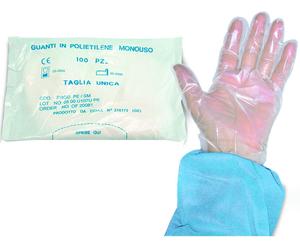 safety Guanti-monous Polit 100pezzi