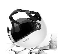 Safety Helmet - Open Face Motorcycle Cover, Adjustable Sun Shield with Easy Lock Release, Ventilated Comfort Design, Ideal for Riders Family Friends Outdoor Adventures