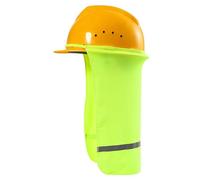 Safety Helmet Sun Visor Shade - Polyester 16x16x36cm | Hard Hat Neck Sun Protector, Mesh Cooling Work Shade, UV Rays Protection Helmet Cover, Heatstroke Safety Gear | Outdoor Work Protection