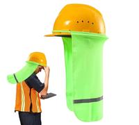 Safety Helmet Sun Visor Shade - Polyester 16x16x36cm | Hard Hat Neck Sun Protector, Mesh Cooling Work Shade, UV Rays Protection Helmet Cover, Heatstroke Safety Gear | Outdoor Work Protection