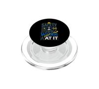 Safety Is A Job Work At It Officer Workplace Motto PopSockets PopGrip per MagSafe