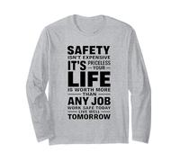Safety Isn't Expensive It's Priceless - Idea Regalo per Il Posto di Lavoro Maglia a Manica