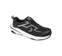 SAFETY JOGGER Freedom S1PS Low Scarpe antinfortunistiche unisex senza metallo ESD S1 PS, nero/bianco, 40 EU