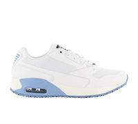 Safety Jogger Oxypas - Sneaker da lavoro da donna, Bianco Azzurro, 37 EU