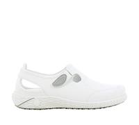 SAFETY JOGGER Scarpe di Sicurezza da Donna 38 EU - Lina - Scarpe da Lavoro Leggere e Confortevoli con, Ideali per Infermieri, Cucina o Interni, Antiscivolo e Ammortizzanti, Oxypas, Bianco