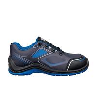 SAFETY JOGGER Sneaker di sicurezza per uomo e donna - Champ O2 - Scarpe da lavoro con lacci elastici antiscivolo, leggere ed ESD, scarpe da lavoro ideali per cura, cuoco, ospedale o cucina, Blu, 48 EU