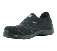 SAFETY JOGGER Aura, Balletto Piatto Unisex-Adulto, Nero, 44 EU