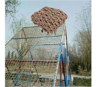 Safety Net Kids Climbing Rope Net Outdoor Railings Stairs Decor Net Rope Net Heavy Netting Rock Rope Ladder Grid 12cm(2 * 2m(6x6ft))