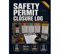 Safety Permit Closure Log: 100 Verification Records for LOTO, Confined Space Entry, Hot Work & Excavation Permit Close-Out |Area Restoration & ... §1910.147, §1910.146 & §1910.119 Compliant