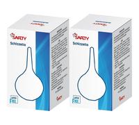 Safety Schizzetto Gomma n.6 Capacità 125 ml 2x1 pz Clistere