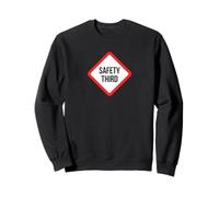 Safety third - Divertente cartello di sicurezza per ragazzi - falegnami Felpa