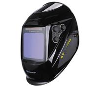 SAFEUP Berretto per casco per saldatura con oscuramento automatico Colore vero Vista grande 100 * 97mm DIN5-9/9-13 Maschera per saldatura nera brillante 4 sensori