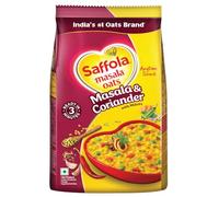 Saffola Masala Oats | Delizioso snack da sera | Snack sano | Masala e coriandolo | 500 g