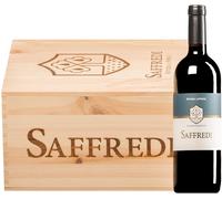 Saffredi Rosso Toscana IGT 2020 6 bottiglie in cassetta di legno 4,5 l