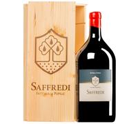 Saffredi Rosso Toscana IGT 2020 Doppio MAGNUM in cassetta di legno 3 l