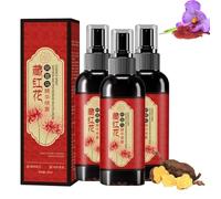 Saffron Hair Blackening Spray, Saffron Herbal Essence Spray, Saffron and Polygonum Multiflorum Essence Spray, Erba Gray Hair Spray, Improve Dryness and Frizz