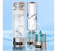 SAFGNPS Bottiglia d'acqua premium 3 in 1, generatore portatile di bottiglie d'acqua a idrogeno per migliorare l'acqua in 5-10 minuti-3000-6000ppb, bottiglie di ioni Ionizzatore dell'acqua