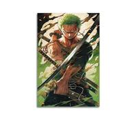 SAFHUER One Piece Roronoa Zoro Super bello, poster decorativo da parete su tela, poster decorativo moderno per la camera da letto, poster decorativo per la camera da letto (20 x 30 cm)