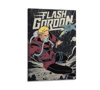 SAFHUER Poster con Flash Gordon, 5, poster decorativo da parete su tela, stampa moderna, per camera da letto, 30 x 45 cm